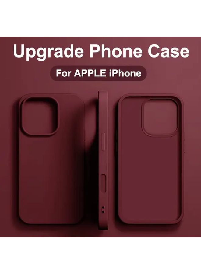 Beige Frosted Anti Fall Thickened Large Hole Phone Case For iPhone 15 Pro - Image 1